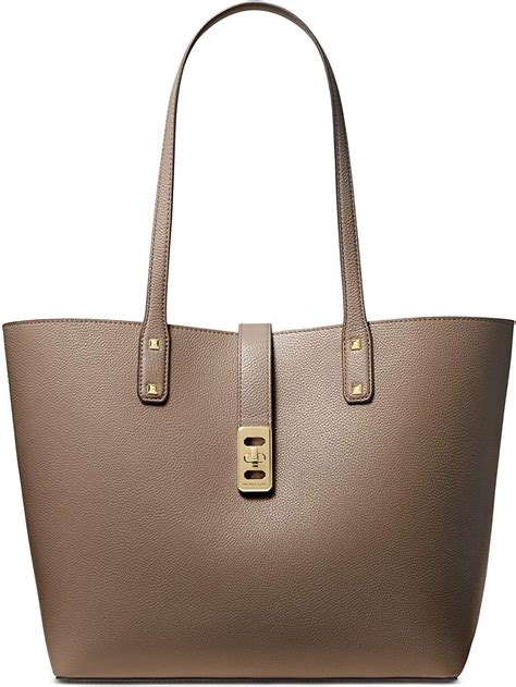 michael michael kors karson carryall leather tote dark dune|MICHAEL Michael Kors Karson Large Carryall Tote .